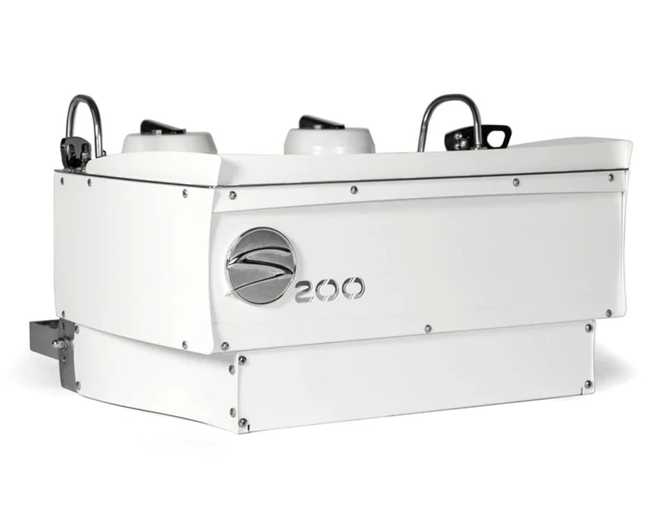 Synesso S200 Espresso Coffee Machines Product Colour Variant White Rear Facing View