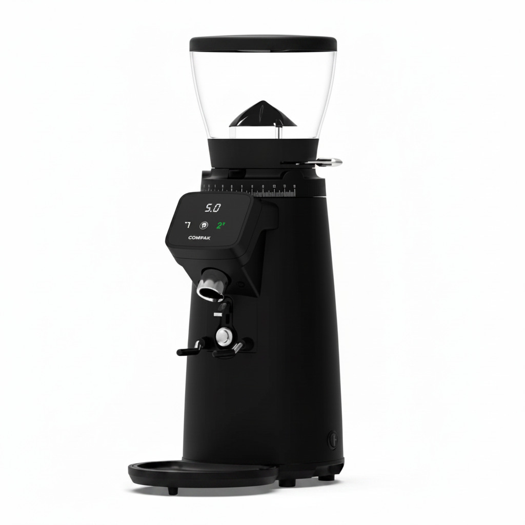 Compak i3 Pro Coffee Grinder Product Variant Black Front Facing View