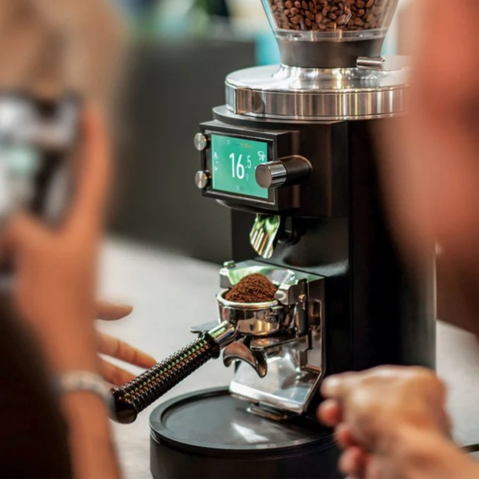 Mahlkönig E65S GbW Coffee Grinder Product Lifestyle Image