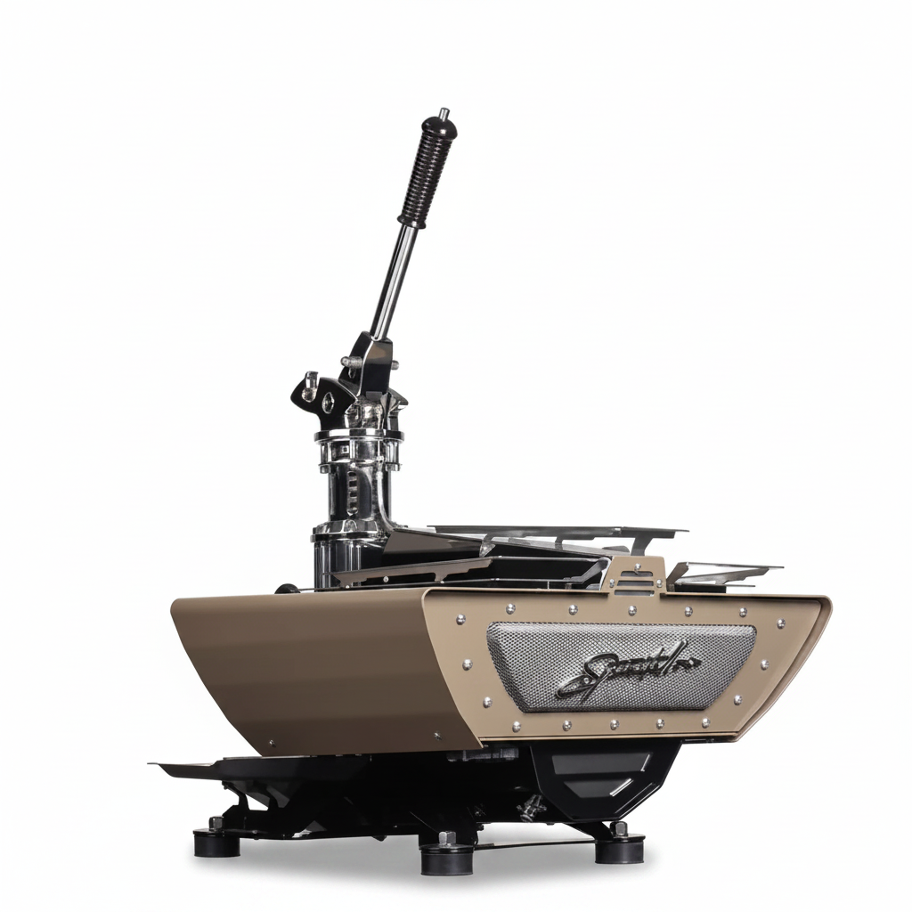 Kees Van Der Westen Spiritello Espresso Coffee Machine Product Rear Facing View Customised Colour
