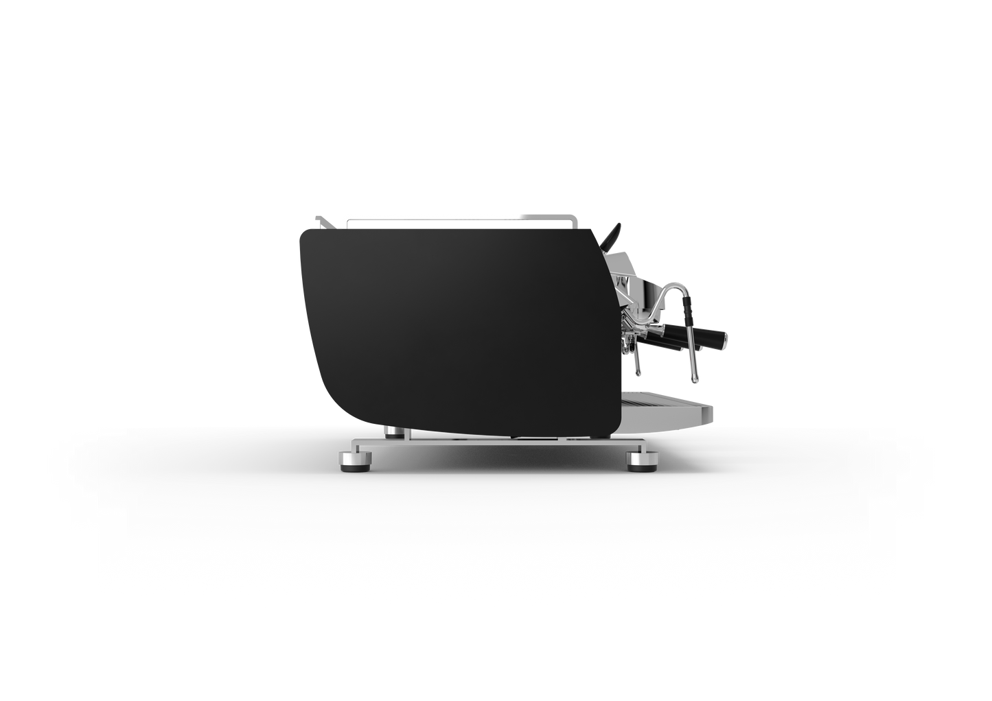 Victoria Arduino Black Eagle Maverick Gravimetric 2 Group Espresso Machine Product Colour Variant Black Side View