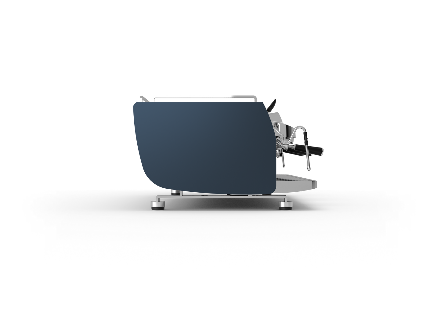 Victoria Arduino Black Eagle Maverick Gravimetric 2 Group Espresso Machine Product Colour Variant Blue Stone Side View