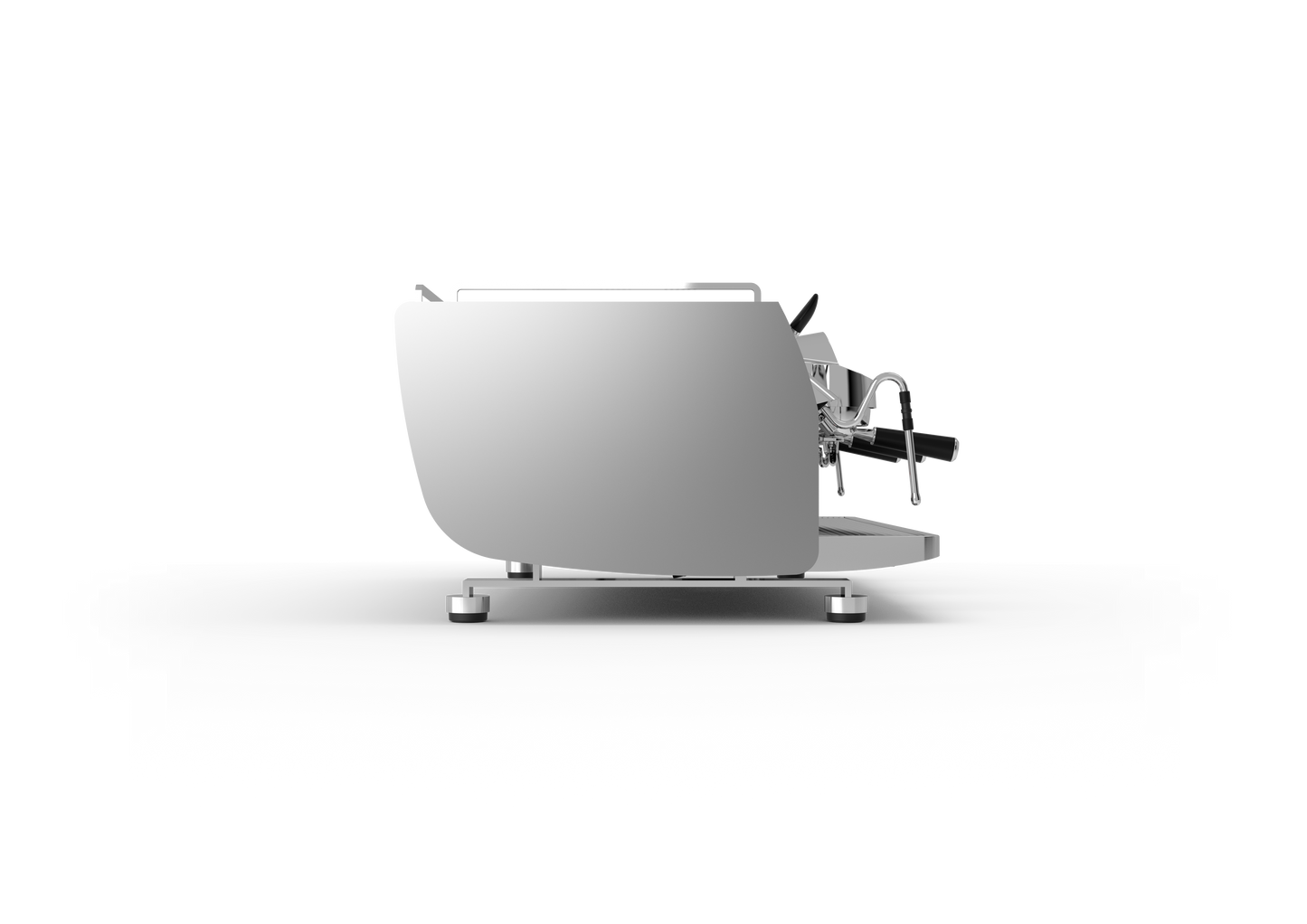 Victoria Arduino Black Eagle Maverick Gravimetric 2 Group Espresso Machine Product Colour Variant Steel Side View