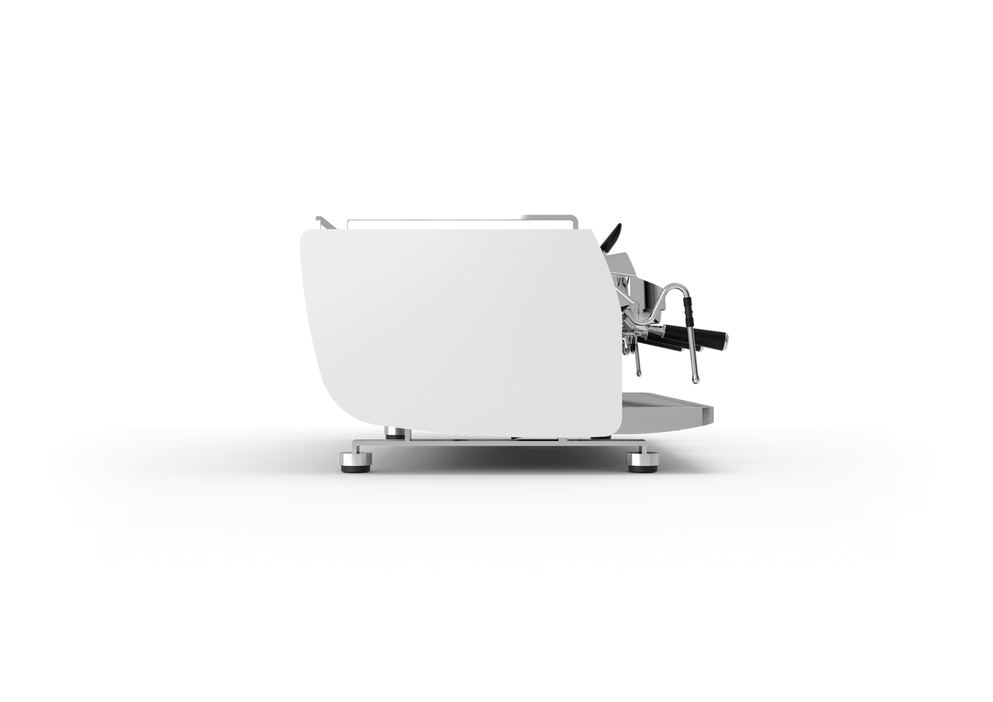 Victoria Arduino Black Eagle Maverick Gravimetric 2 Group Espresso Machine Product Colour Variant White Side View