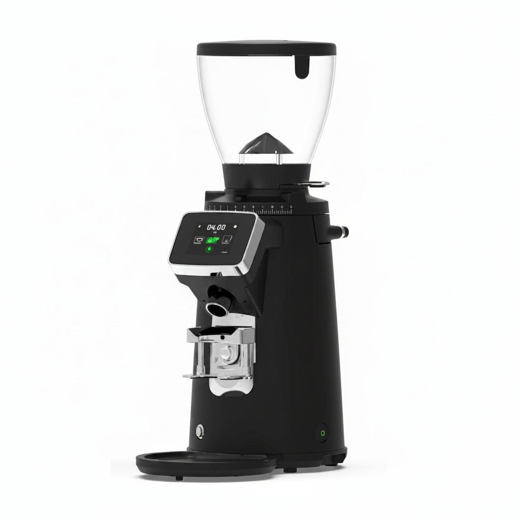 Compak Coffee Grinder Product Colour Variant Black Side Angle View