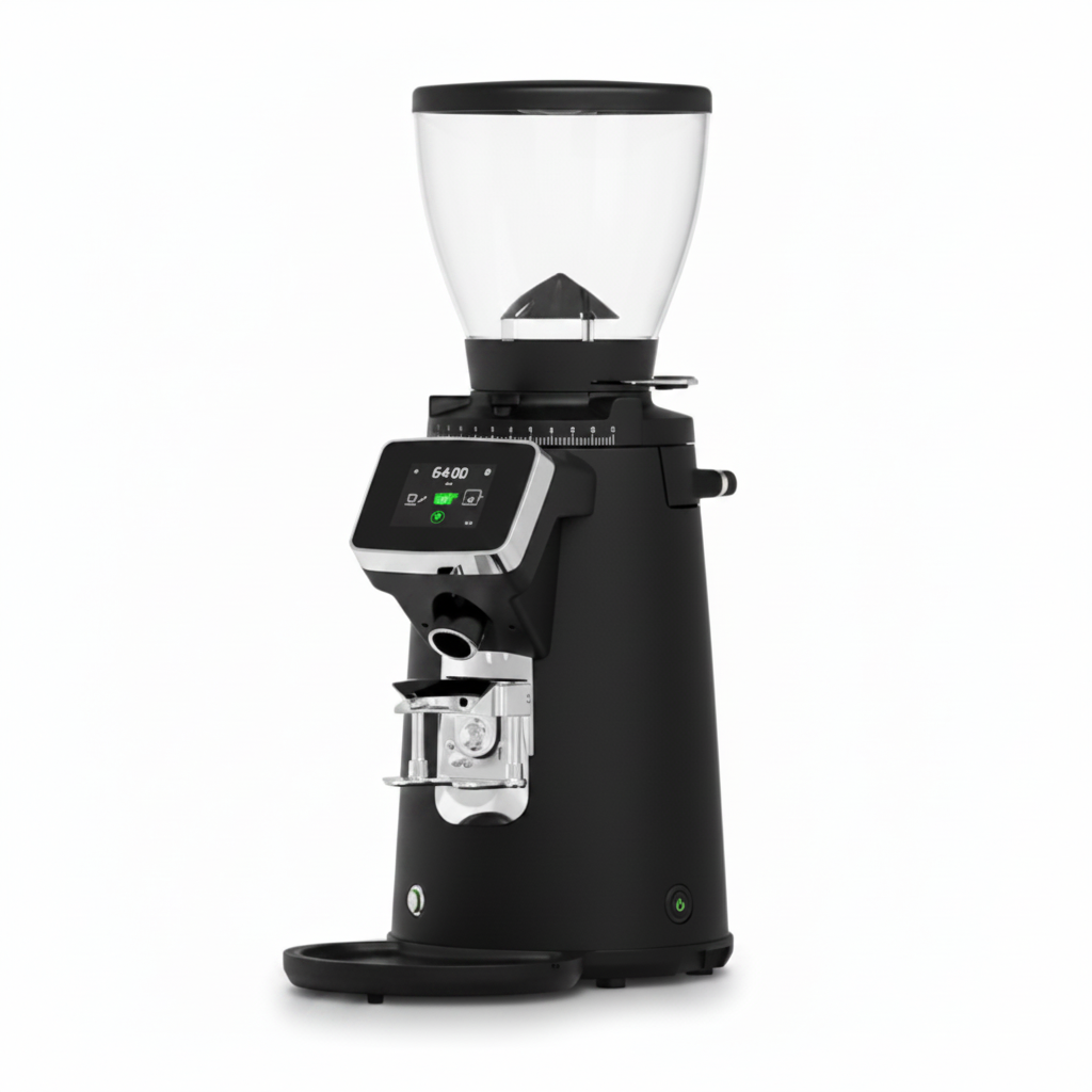 Compak Coffee Grinder Product Colour Variant Black Side Angle View