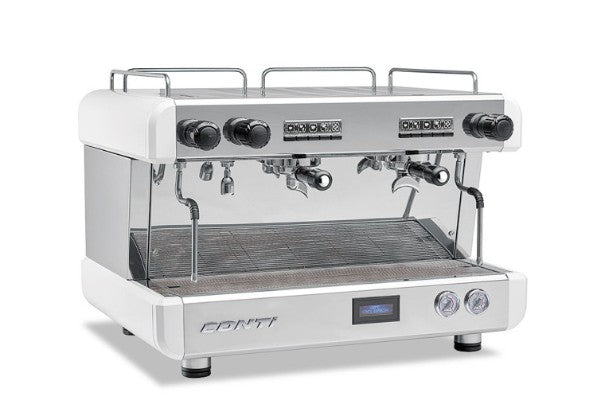 Conti CC100 2 Group Espresso Coffee Machine Product Colour Variant White