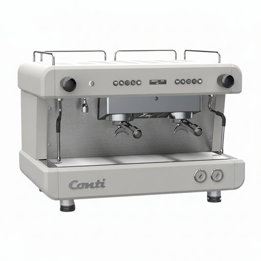 Conti CC202 2 Group Espresso Coffee Machine Product Colour Variant White
