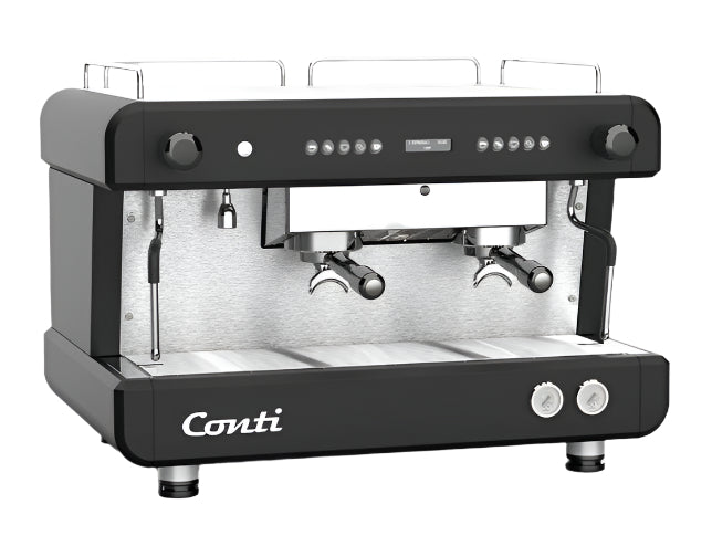 Conti CC202 2 Group Espresso Coffee Machine Product Colour Variant Black 