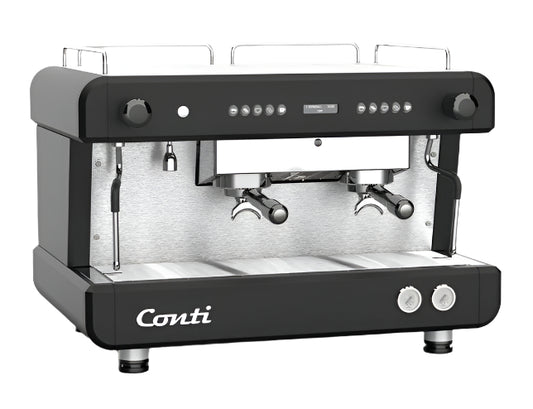 Conti CC202 2 Group Espresso Coffee Machine Product Colour Variant Black 