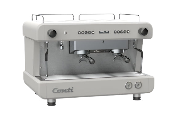 Conti CC202 2 Group Espresso Coffee Machine Product Colour Variant White