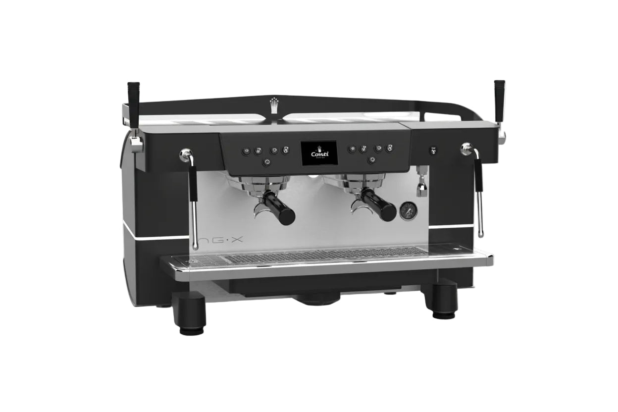 Conti NG X Espresso Machine Product Colour Black, Front Facing View