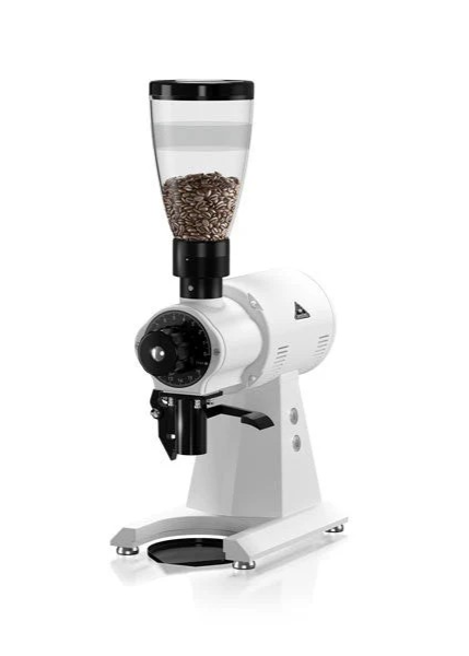 Mahlkönig EK43S Short Coffee Grinder Product Colour Variant White Side Angle View