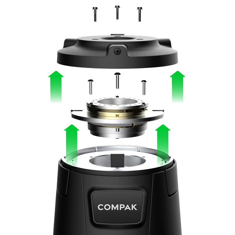 Compak Coffee Grinder Product Burr View