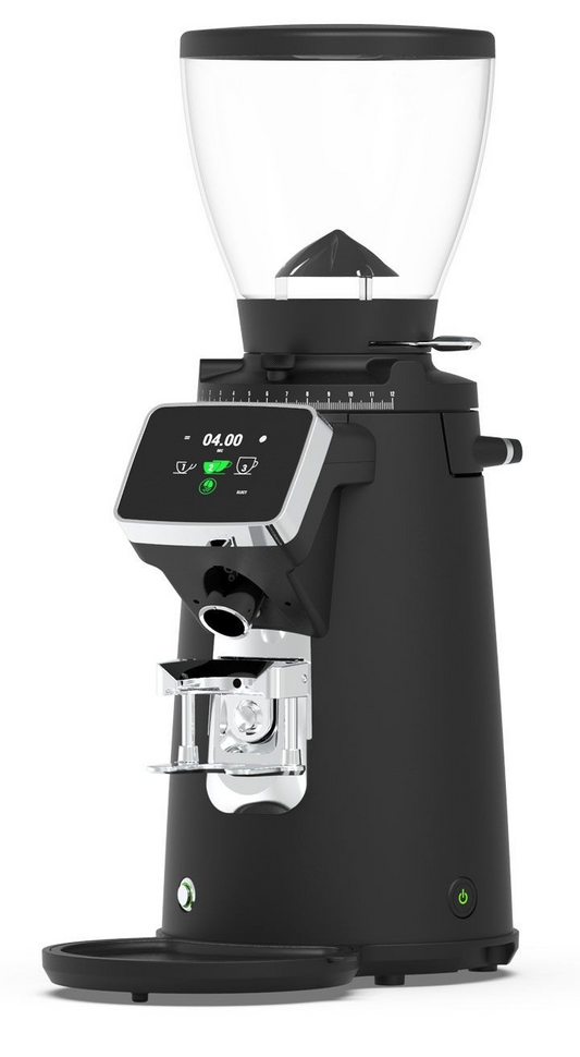 Compak Coffee Grinder Product Colour Variant Black Side Angle View