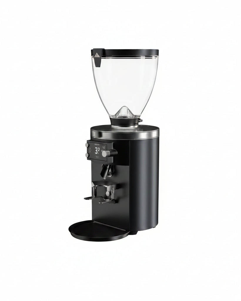 Mahlkönig E80 Supreme Coffee Grinder Product Colour Variant Black Side Angle View