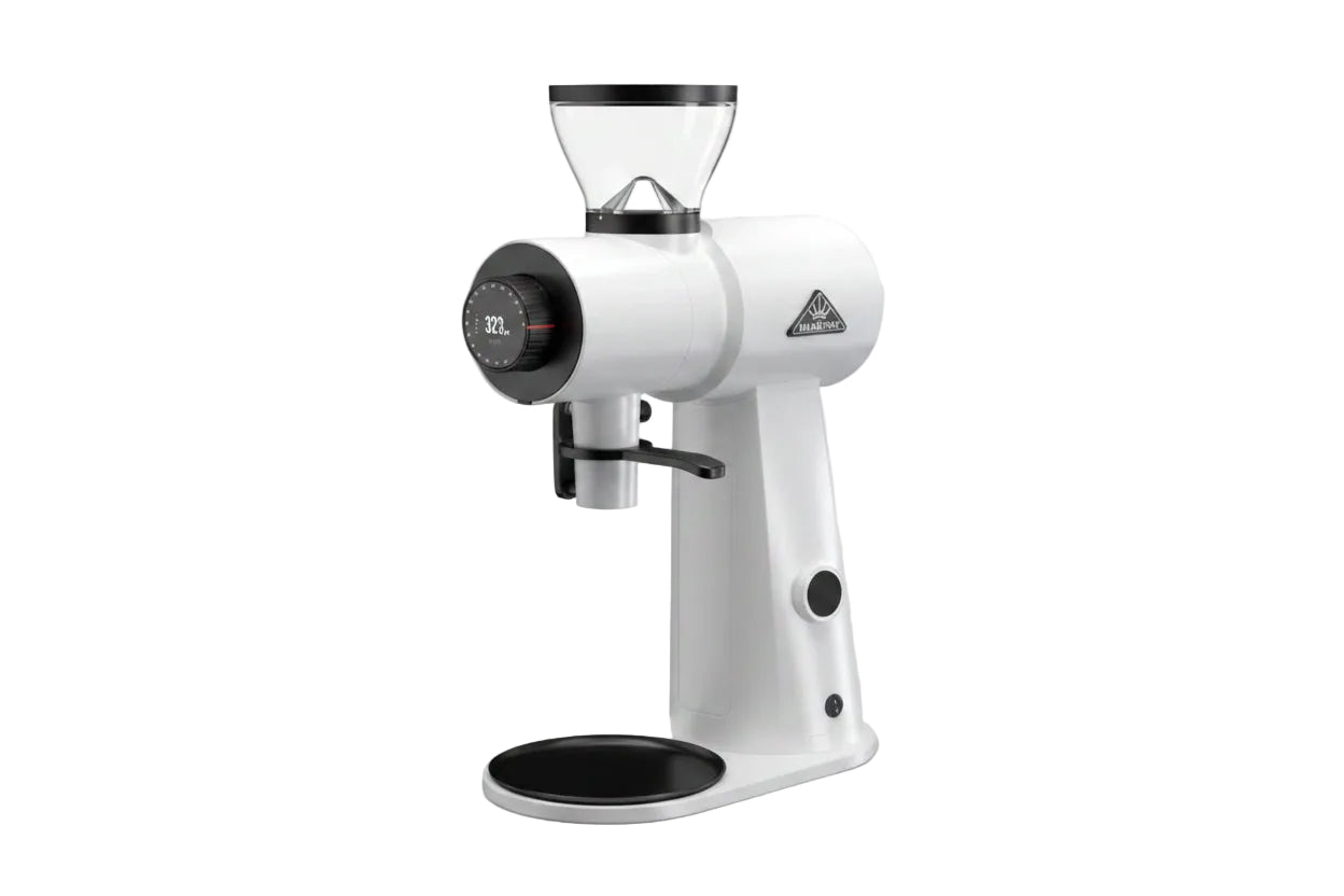 Mahlkönig EK OMNIA Espresso Grinder Product Colour Variant White Side Angle View