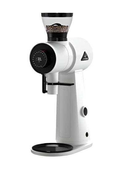 Mahlkönig EK OMNIA Espresso Grinder Product Colour Variant White Side Angle View