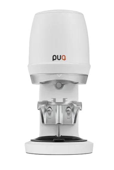 Puqpress Q1 Automatic Coffee Tamper Product Colour Variant White Front Facing View