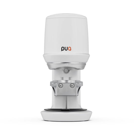 Puqpress Q1 Automatic Coffee Tamper Product Colour Variant White Front Facing View