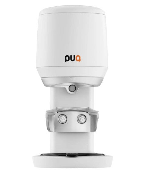 Puqpress Mini Light Automatic Precision Coffee Tamper Product Colour Variant White Front Facing View