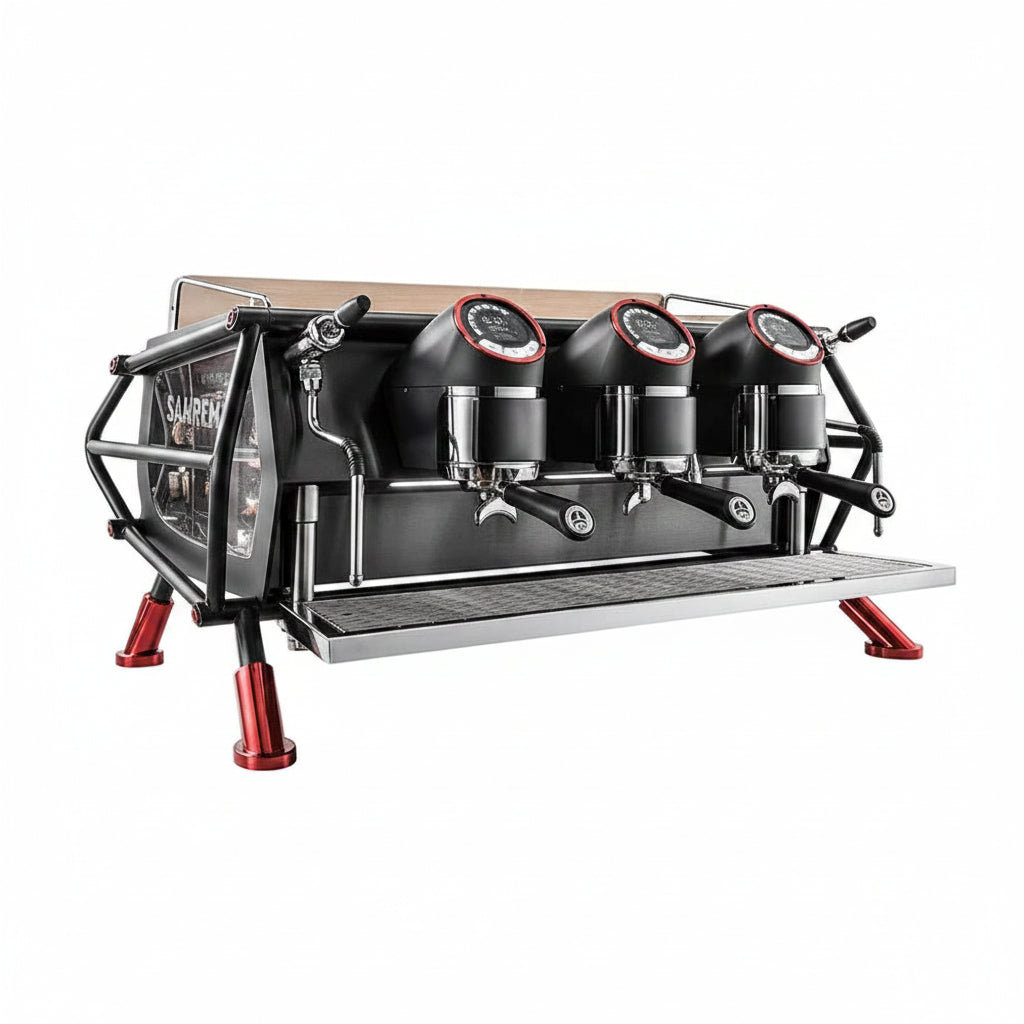 Sanremo Cafe Racer 2 Group Espresso Coffee Machine Product Front Facing View
