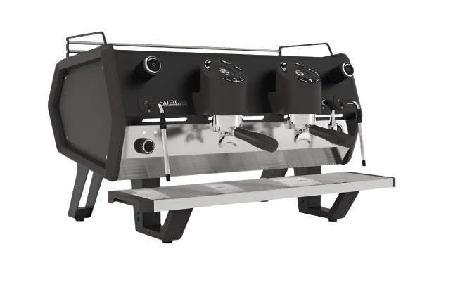 Sanremo D8 Pro Espresso Machine Colour Variant Black Front Facing View