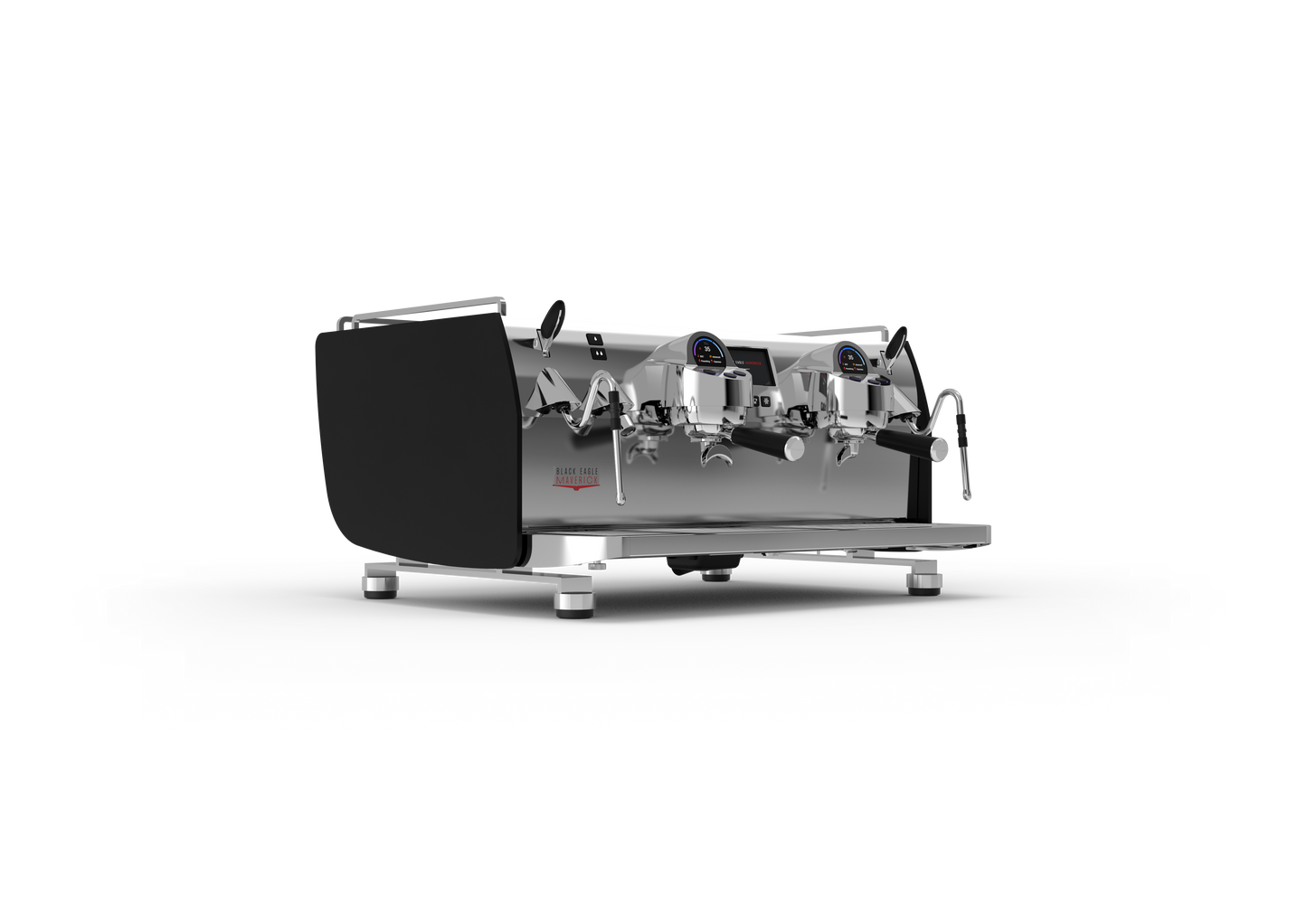 Victoria Arduino Black Eagle Maverick Gravimetric 2 Group Espresso Machine Product Colour Variant Black and Steel 