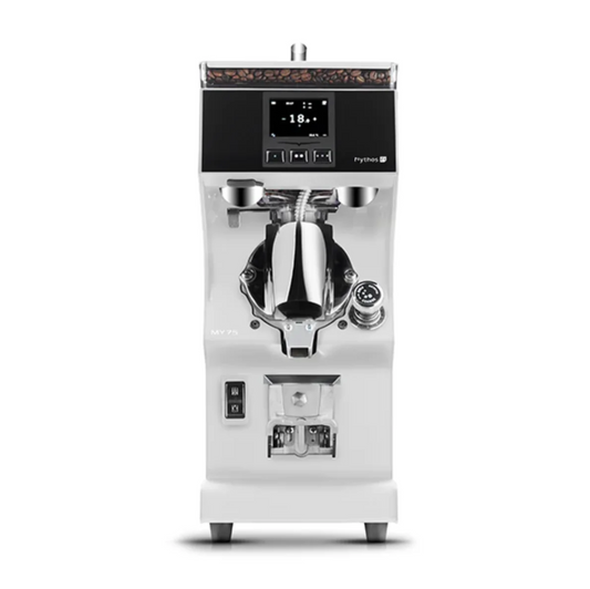 Victoria Arduino MYG75 Espresso Coffee Grinder Front Colour Variant White Front Facing View